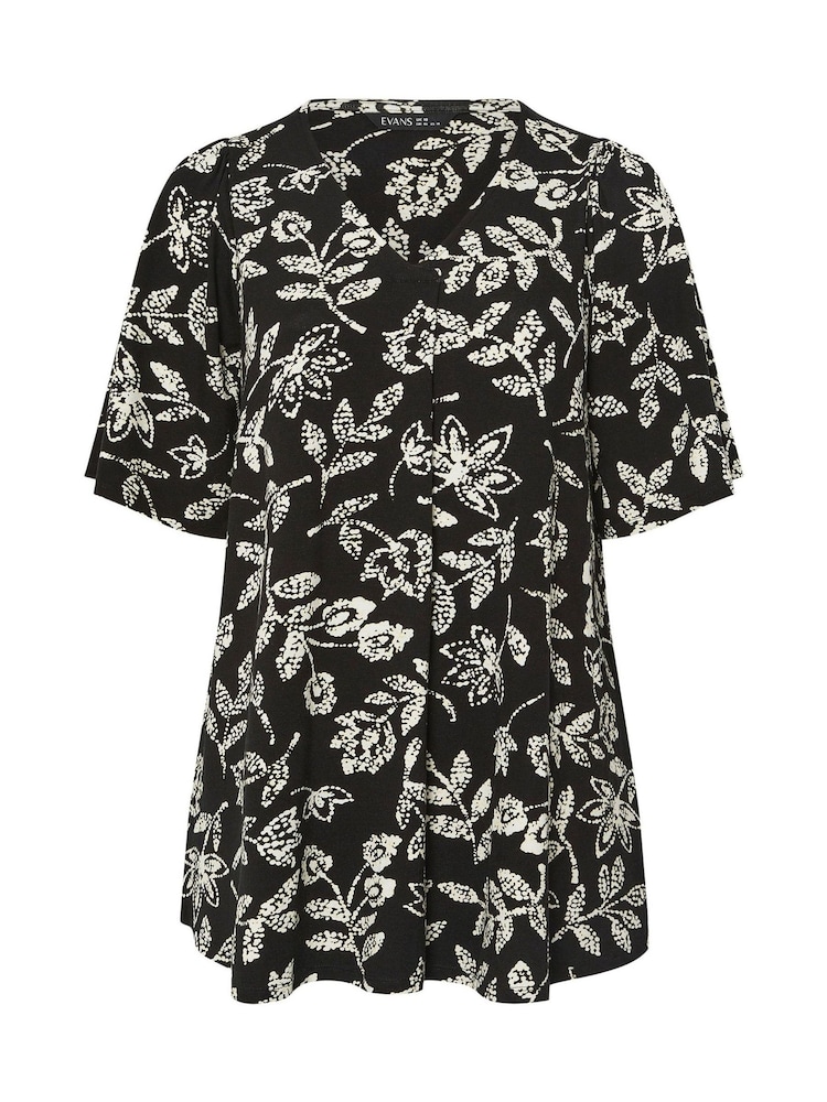Evans Angel Sleeve Pleated Top - Image 5 of 5