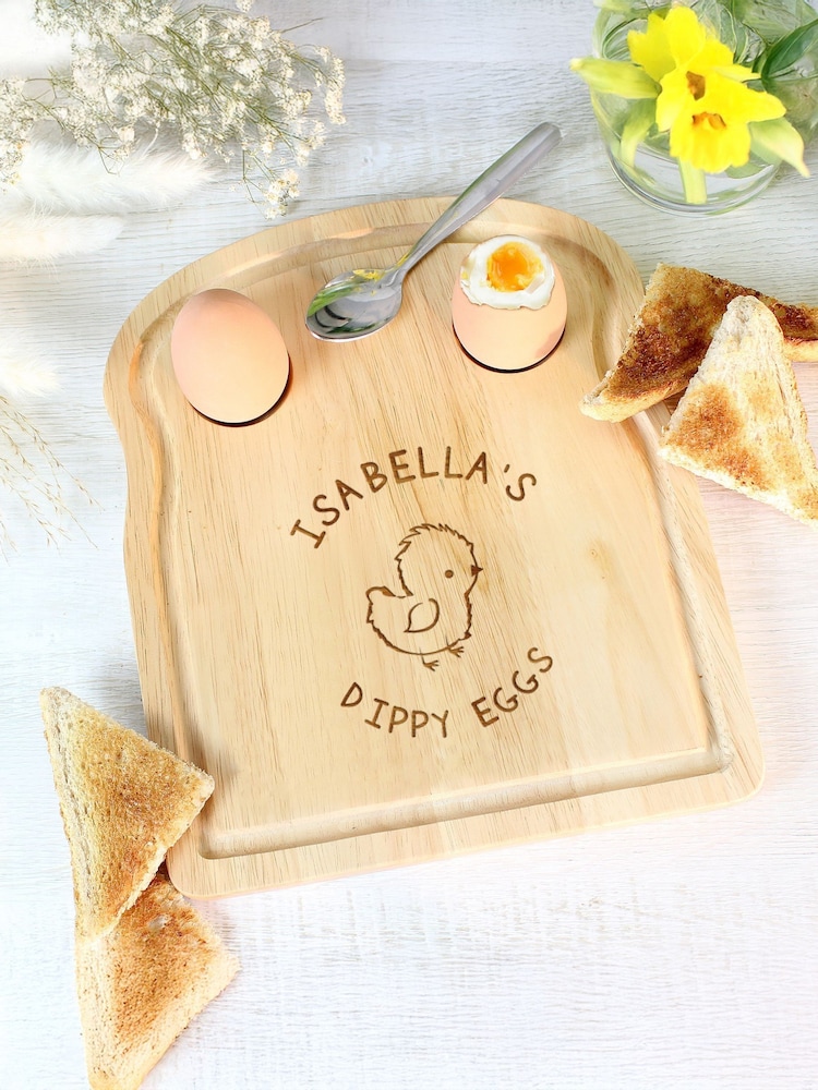 Personalised Chick Egg & Toast Board by PMC - Image 2 of 3