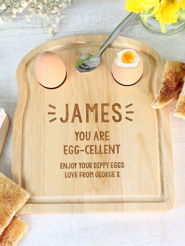 Personalised Egg & Toast Board by PMC - Image 1 of 3