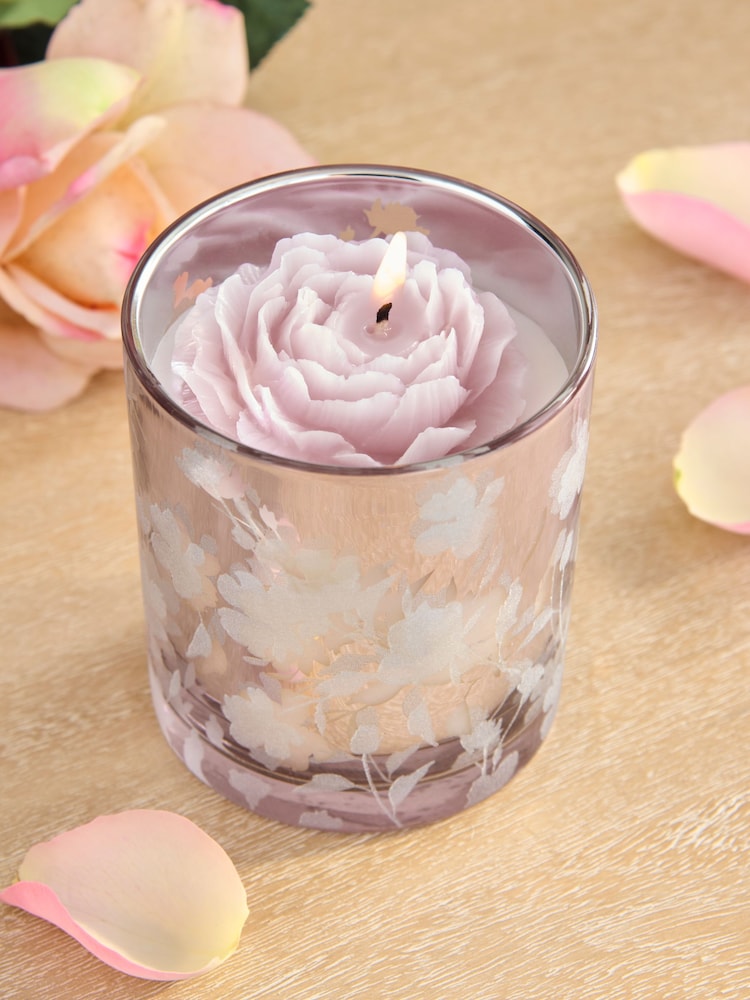 Vintage Rose Vintage Rose 1 Wick Small Decorative Candle - Image 1 of 4