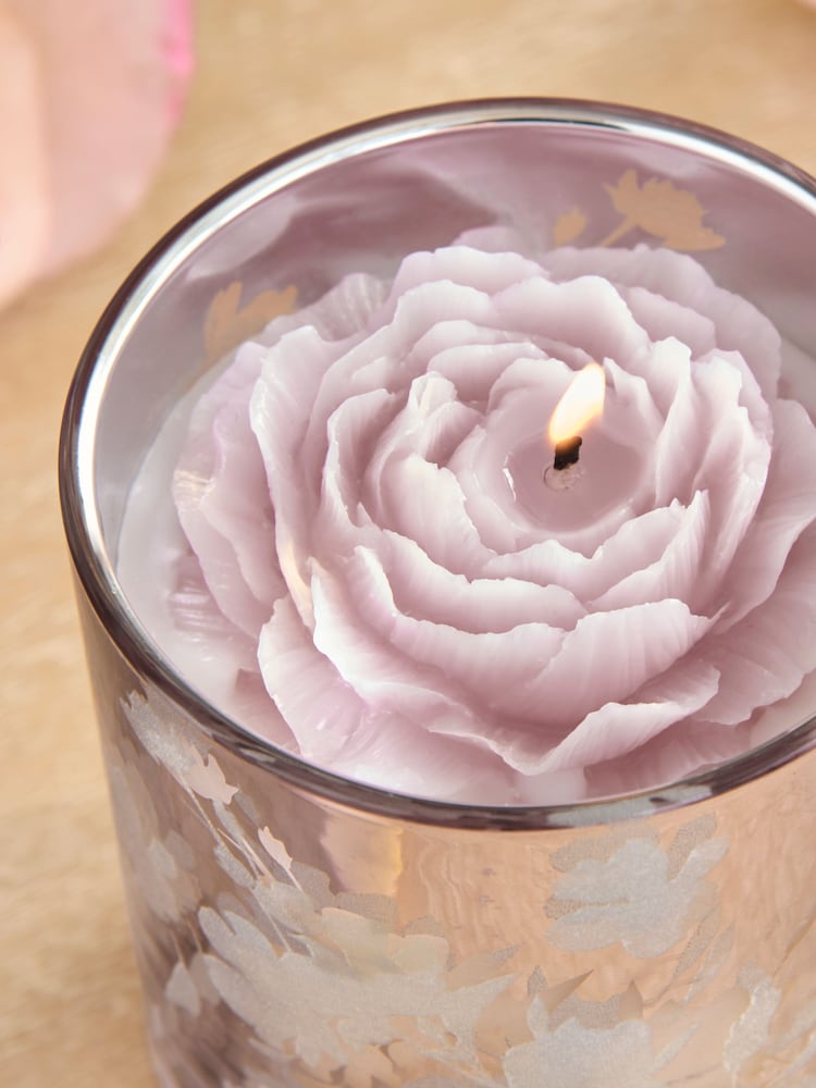Vintage Rose Vintage Rose 1 Wick Small Decorative Candle - Image 2 of 4