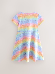 Little Bird by Jools Oliver Rainbow Short Sleeve Skater Dress - Bild 2 von 4