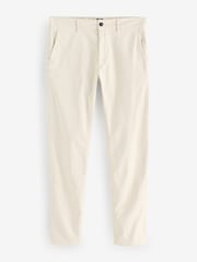 BOSS Cream Slim Fit Chino Trousers - Image 1 of 1