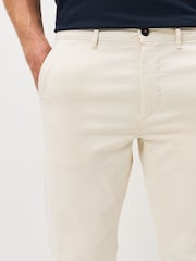 BOSS Cream Slim Fit Chino Trousers - Image 4 of 6