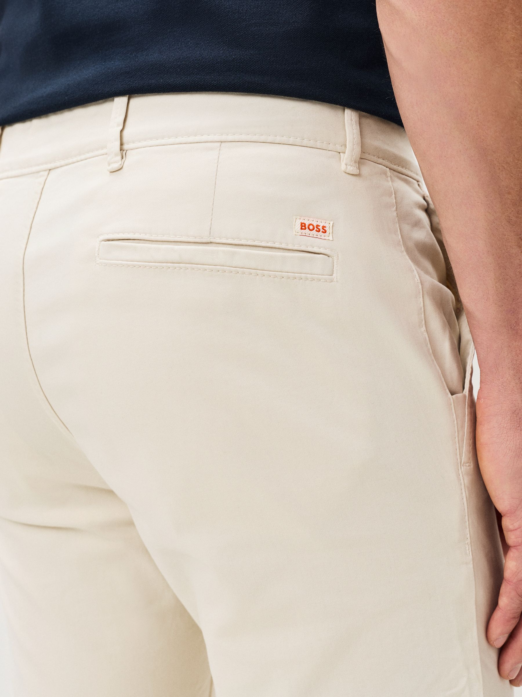 Buy BOSS Cream Slim Fit Chino Trousers from Next Canada