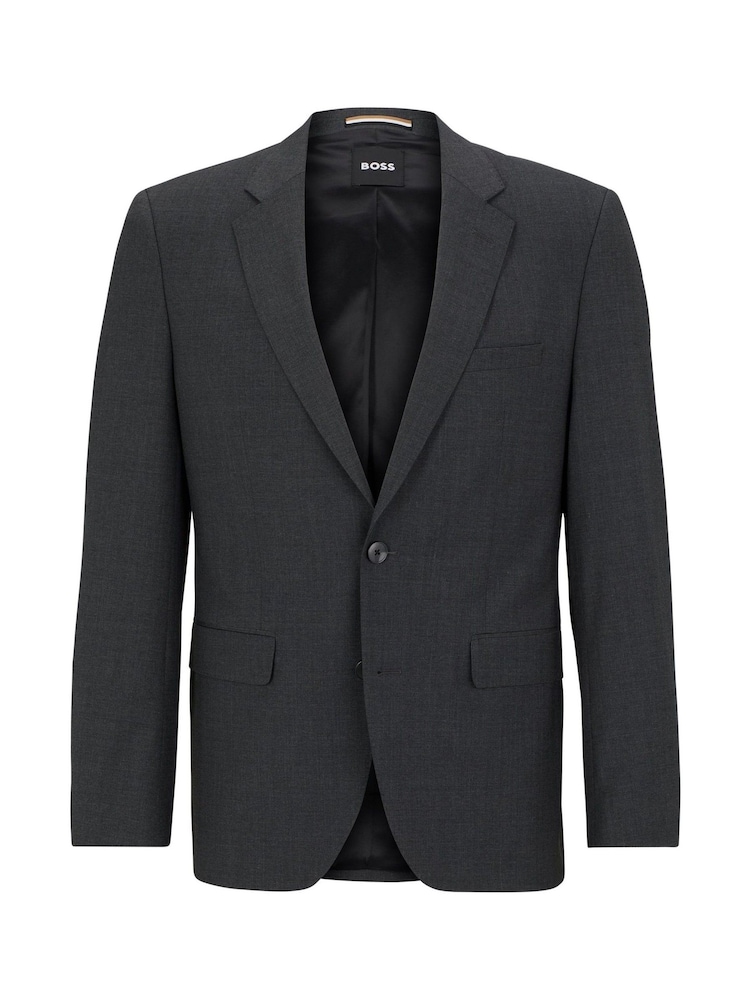 BOSS Grey Regular Fit Jasper Suit Jacket - Image 1 of 1 BOSS Grey Regular Fit Jasper Suit Jacket - Image 1 of 1