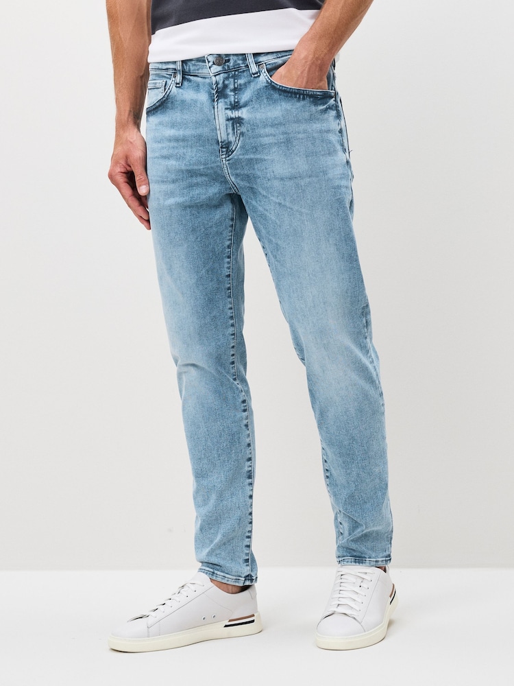 BOSS Blue Onyx Tapered Fit Denim Jeans - Image 1 of 6