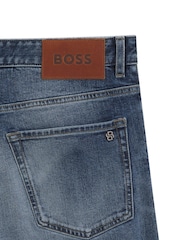 BOSS Blue Regular Fit Maine Stretch Selvedge Denim Jeans - Image 2 of 2