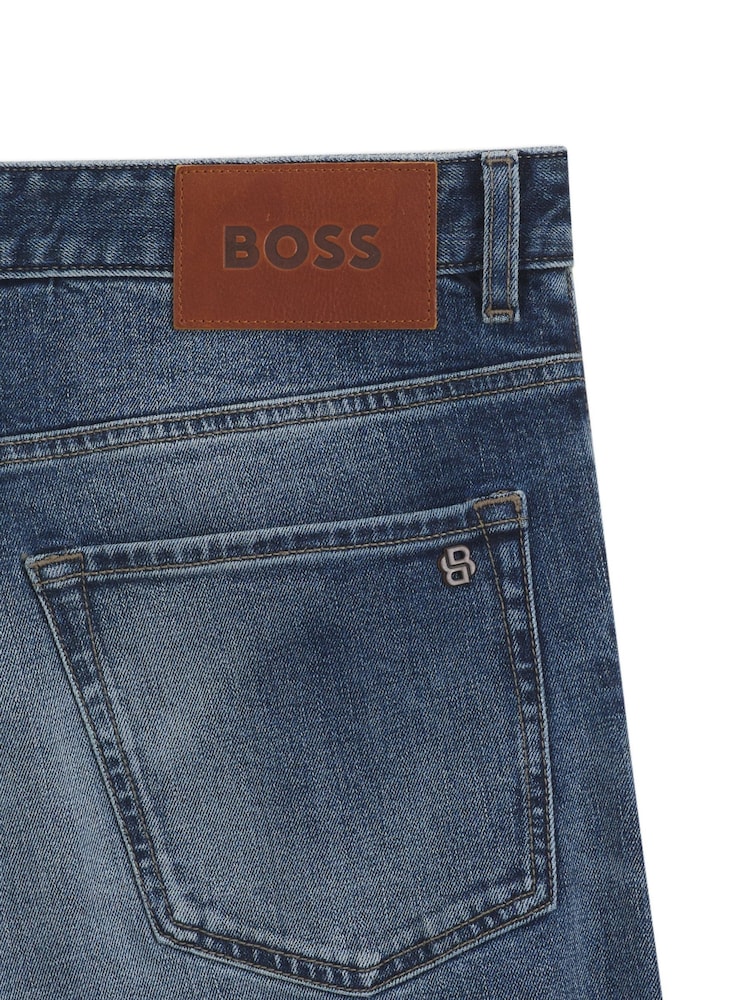 BOSS Blue Regular Fit Maine Stretch Selvedge Denim Jeans - Image 2 of 2 BOSS Blue Regular Fit Maine Stretch Selvedge Denim Jeans - Image 2 of 2
