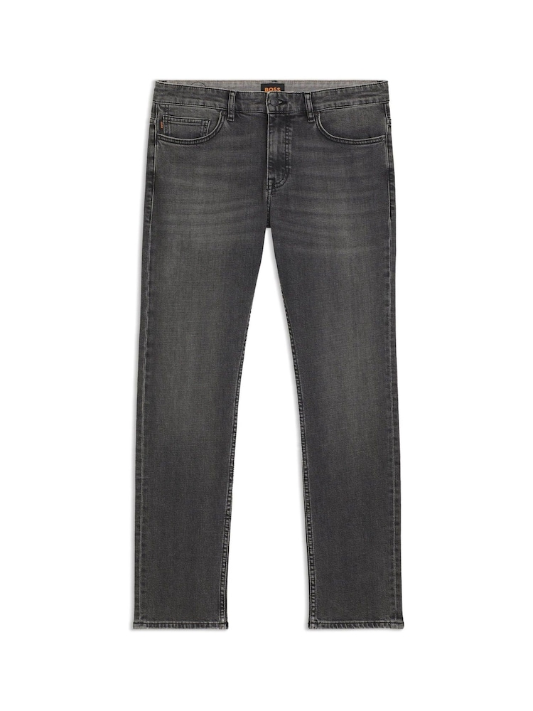 BOSS Grey Slim Fit Delaware Stretch Jeans - Image 1 of 1 BOSS Grey Slim Fit Delaware Stretch Jeans - Image 1 of 1