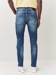 BOSS Light Blue Delaware Slim Fit Denim Jeans - Image 3 of 6