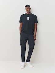 BOSS Black Regular Fit Graphic T-Shirt - Image 3 of 6
