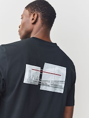 BOSS Black Regular Fit Graphic T-Shirt - Image 5 of 6