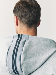 BOSS Silver Logo Zip Through Hooded Sweatshirt - Image 5 of 6