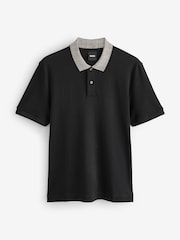 BOSS Black Parlay Contrast Collar Polo Shirt - Image 5 of 5