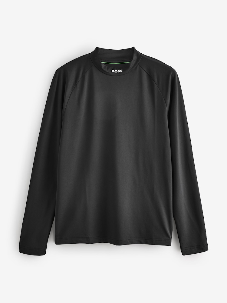 BOSS Black Long Sleeve Active T-Shirt - Image 1 of 1