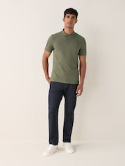 BOSS Green Light Slim Fit Passenger Box Logo Polo Shirt - Image 2 of 6
