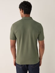 BOSS Green Light Slim Fit Passenger Box Logo Polo Shirt - Image 4 of 6