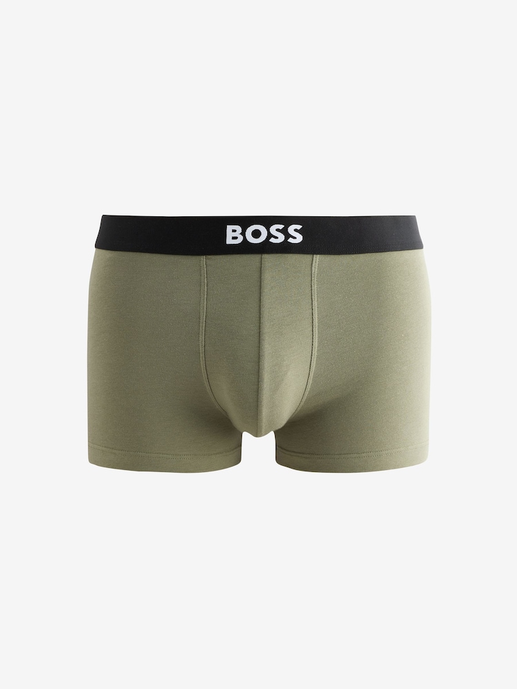 Schwarz/violett - BOSS ONE Logo Boxer Trunks 3 Pack - Bild 4 von 4