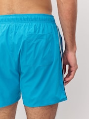 BOSS Blue Iconic Side Stripe Swim Shorts - Image 4 of 6
