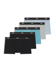 BOSS Black Essential Logo Boxers 5 Pack - Image 1 of 1