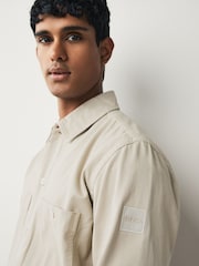 BOSS Natural Locky Overshirt - Image 4 of 5