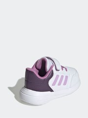أبيض/أرجواني - adidas Tensaur Run 3.0 Elastic Lace Hook and Loop Infant Trainers - صورة 4 من 8