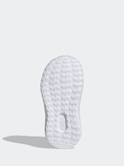 أبيض/أرجواني - adidas Tensaur Run 3.0 Elastic Lace Hook and Loop Infant Trainers - صورة 6 من 8
