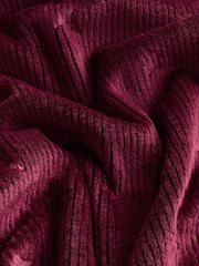 Berry Red Textured Supersoft Long Sleeve Pyjamas - Image 2 of 3