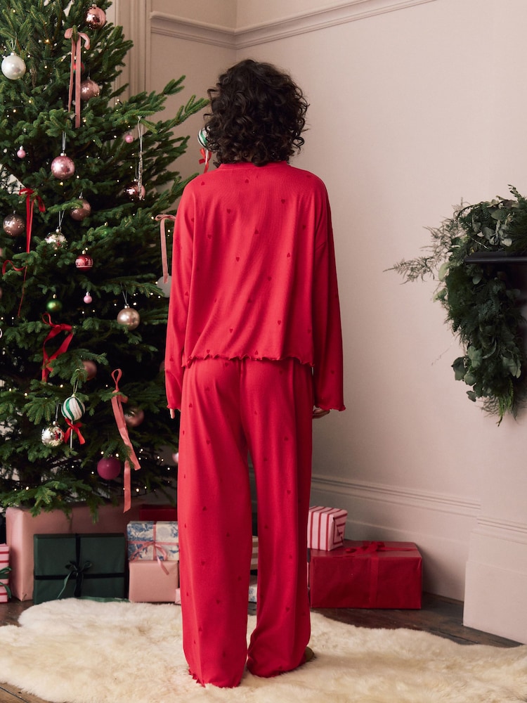 Red Star Soft Long Sleeve Pyjamas - Image 2 of 11