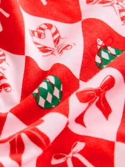 Red Christmas Bows - 100% Cotton Long Sleve Pyjamas - صورة 7 من 8