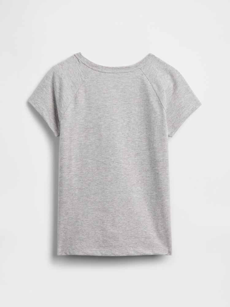 Gap Grey Care Bear Crew Neck Short Sleeve T-Shirt (4-13yrs) - Image 2 of 3 Gap Grey Care Bear Crew Neck Short Sleeve T-Shirt (4-13yrs) - Image 2 of 3