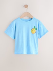 Gap Relaxed Graphic Short Sleeve Crew Neck T-Shirt (4-13yrs) - Imagen 1 de 4