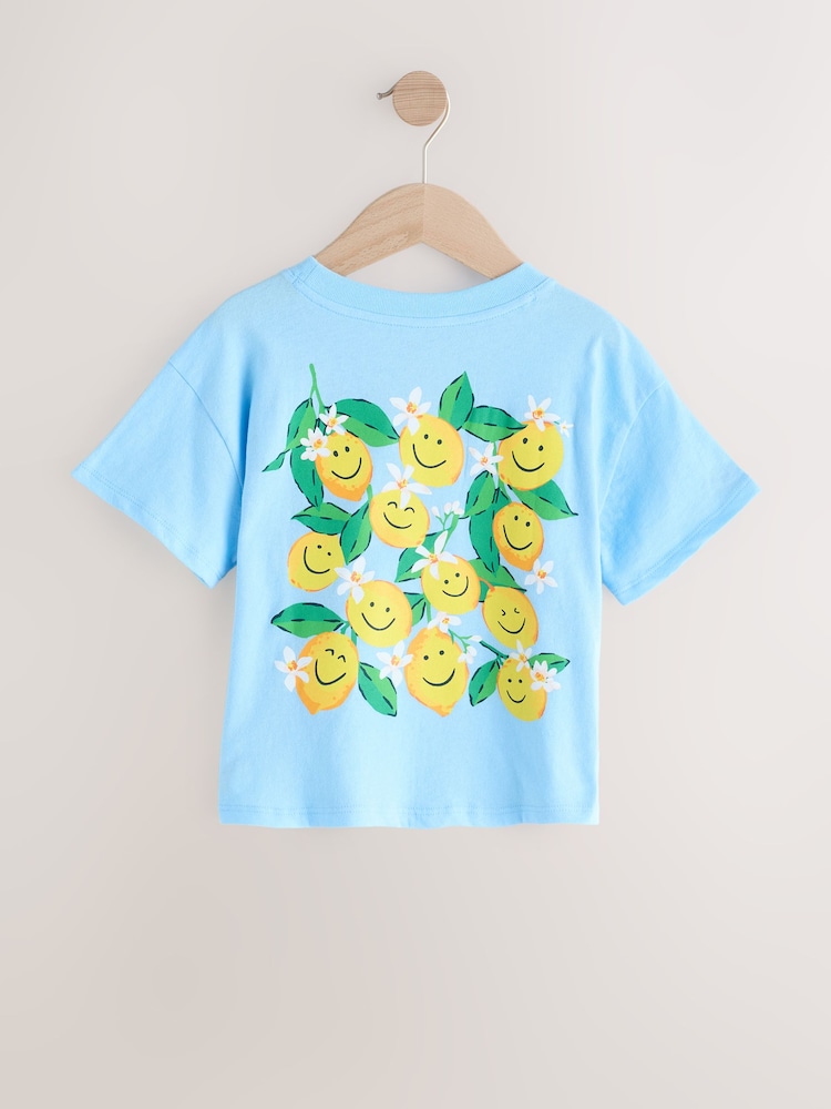 Gap Relaxed Graphic Short Sleeve Crew Neck T-Shirt (4-13yrs) - Imagen 2 de 4
