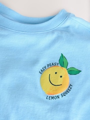 Gap Relaxed Graphic Short Sleeve Crew Neck T-Shirt (4-13yrs) - Imagen 3 de 4