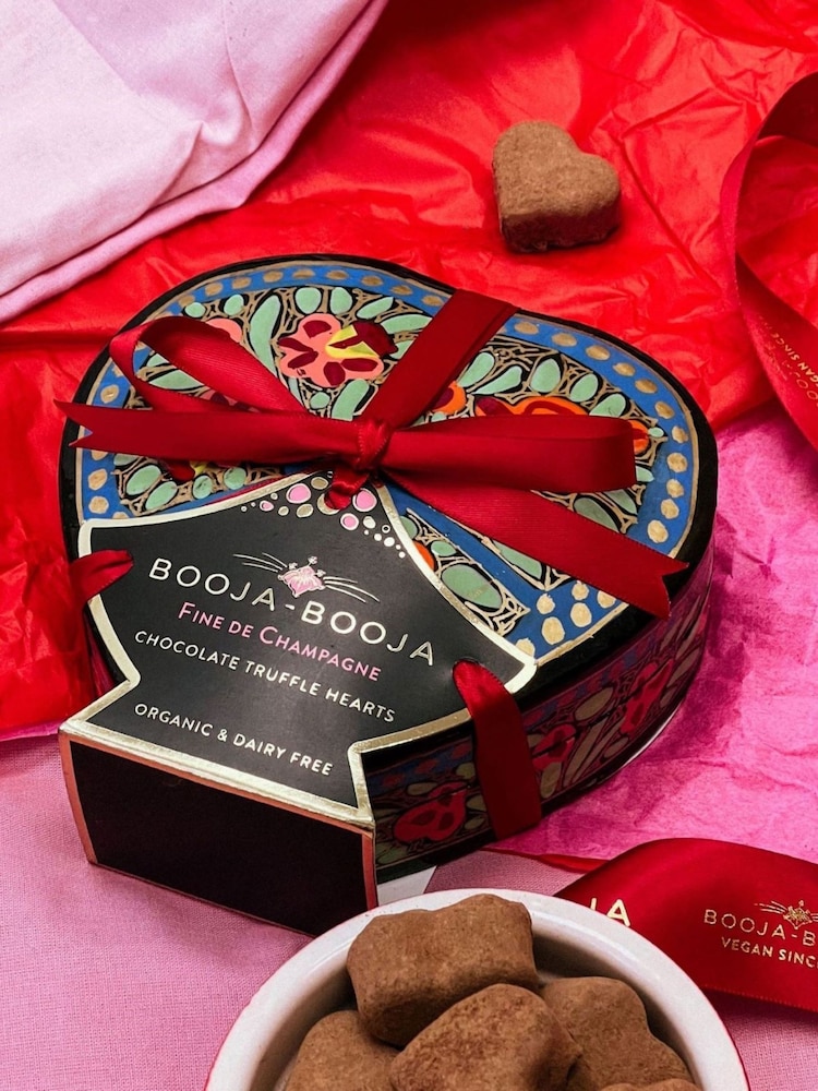 Booja Booja Heart-Shapped Box Chocolate Truffles - Fine De Champagne - Image 1 of 3