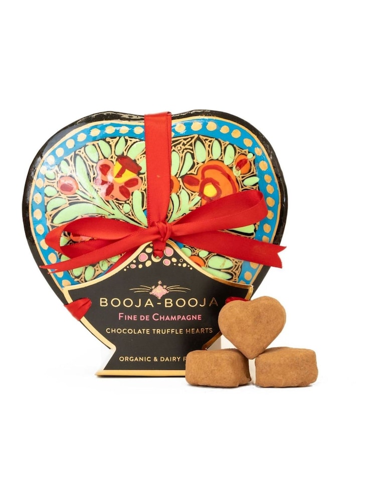 Booja Booja Heart-Shapped Box Chocolate Truffles - Fine De Champagne - Image 2 of 3