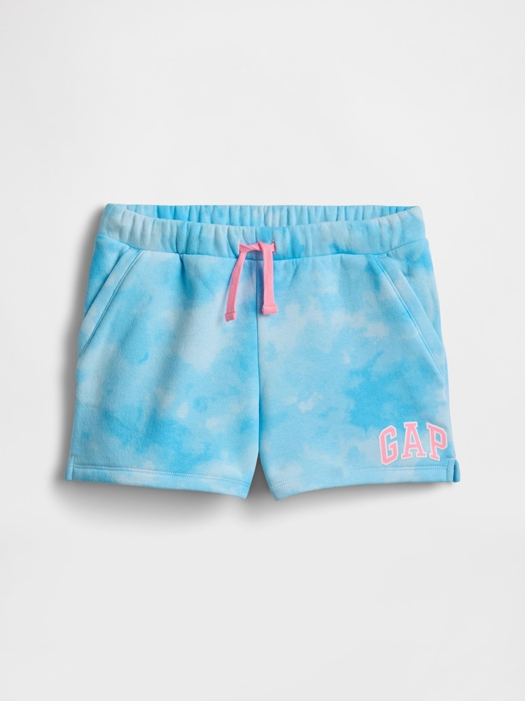 Gap Blue Fleece-Lined Pull On Shorts - Image 1 of 3