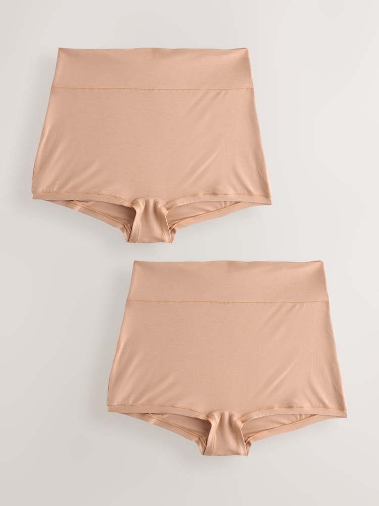 بني لوزي ألوان محايدة - Ultimate Comfort Knickers 2 Pack - صورة 1 من 5
