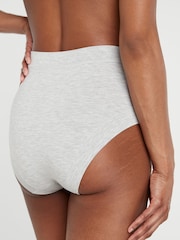 Grey High Waist Ultimate Comfort Knickers 2 Pack - Image 3 of 7