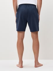 Azul marino - BOSS Regular Fit Logo Stretch Shorts - Imagen 2 de 5