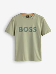 BOSS Green Large Regular Fit Logo T-Shirt - Image 1 of 1
