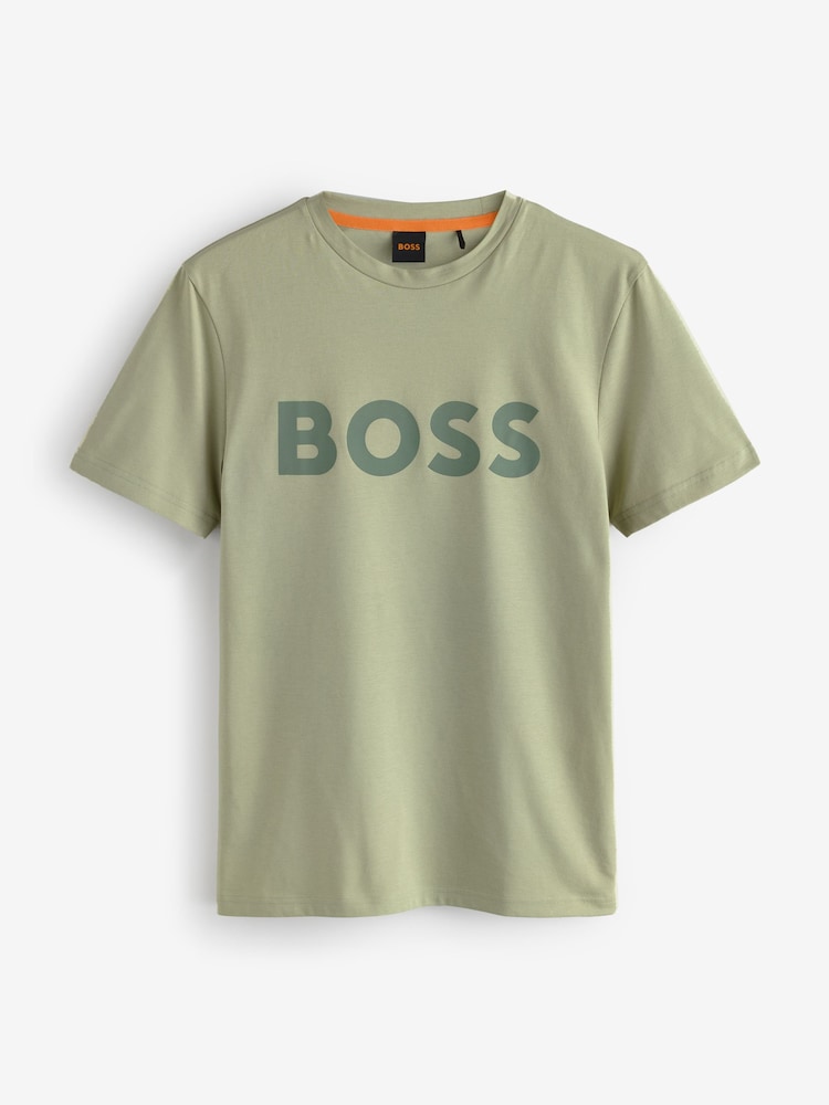 BOSS Green Large Regular Fit Logo T-Shirt - Image 1 of 1 BOSS Green Large Regular Fit Logo T-Shirt - Image 1 of 1