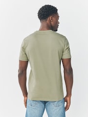 BOSS Green Large Regular Fit Logo T-Shirt - Image 2 of 5