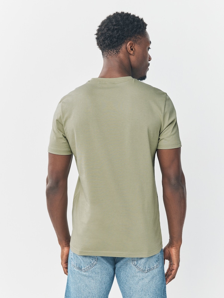 BOSS Green Large Regular Fit Logo T-Shirt - Image 2 of 5