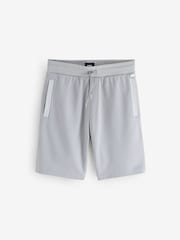 BOSS Grey Logo Printed Detail Shorts - Image 1 of 1
