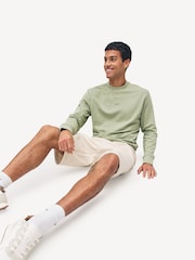 BOSS Green Regular Fit Logo Crew Neck Sweat Top Jumper - Image 14 of 22