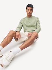 BOSS Green Regular Fit Logo Crew Neck Sweat Top Jumper - Image 15 of 22