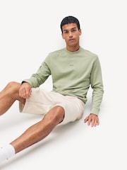 BOSS Green Regular Fit Logo Crew Neck Sweat Top Jumper - Image 18 of 22