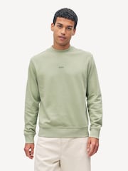 BOSS Green Regular Fit Logo Crew Neck Sweat Top Jumper - Image 2 of 22